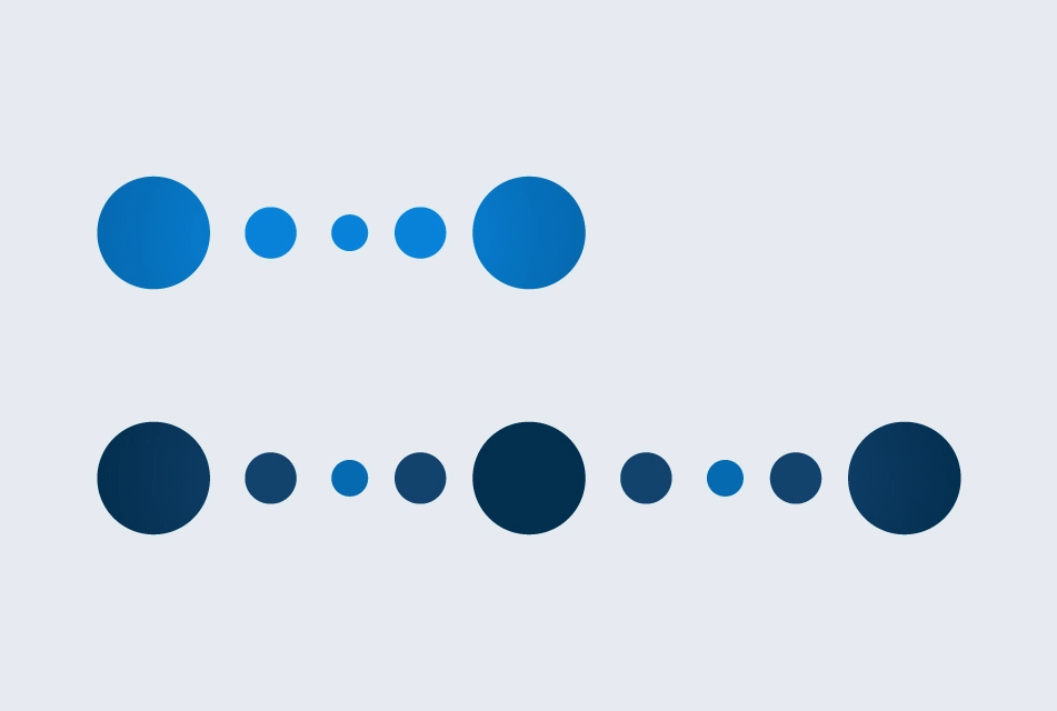 Abstract 3 way vs 2 way match diagram